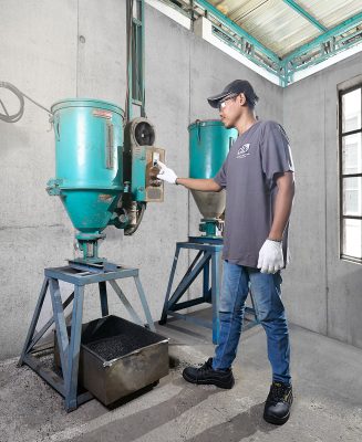 Plastic Pellet Melting Process